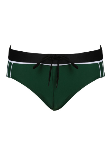 Пляжные плавки с контрастной отделкой фото 5