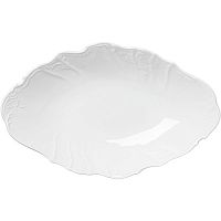 Блюдо «Бернадотт» для хлеба овальное;фарфор;,L=34см;белый