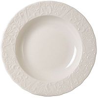 Белая глубокая тарелка «Крим Пера» (диаметр 21 см.)