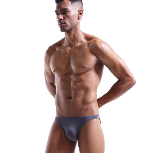 Мужские классические однотонные трусы-слипы фото 8