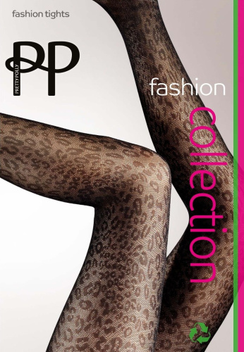 Женственные колготки с леопардовым принтом