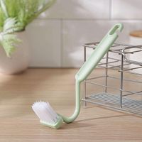 Щётка с изогнутой ручкой для чистки труднодоступных мест - 20 см.