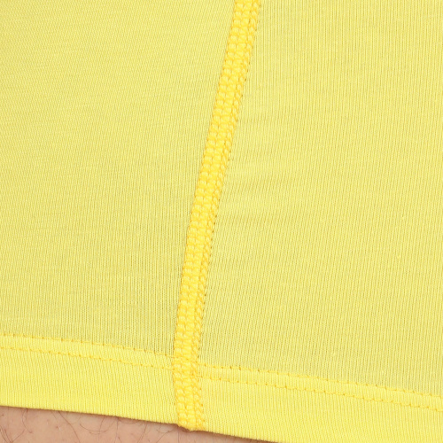Желтые мужские трусы-боксеры с пришивной брендированной резинкой фото 5