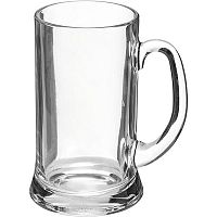 Кружка для пива «Айкон»;стекло;1,17л;D=10,4/11,8,H=20,B=15,5см;прозр.