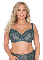 Кружевной бюстгальтер с мягкой чашкой и боковыми поддержками